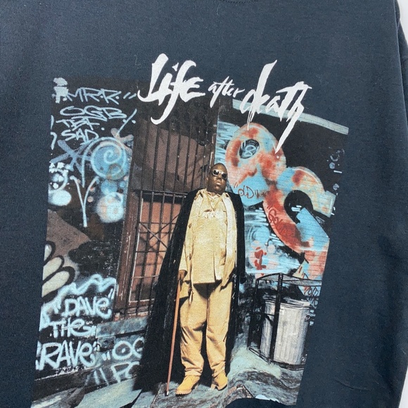 Notorious B.I.G. T-Shirt Life After Death Black NEW w/ TAGS - Picture 7 of 8